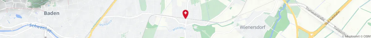 Kartendarstellung des Standorts für Activ Apotheke Tribuswinkel in 2512 Tribuswinkel